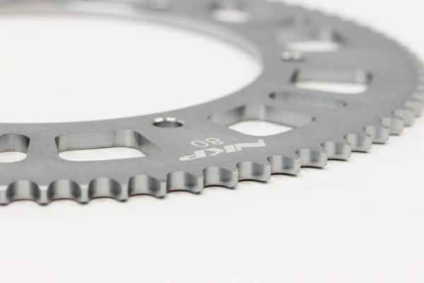 219er RK-Alu-Kettenblatt silber | 78 Zähne - HQ 7075 T6